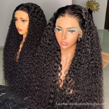 Hair Vendors Prices Water Wave 5x5 6x6 Hd Lace Wig Wholesale Lots Curly Waves Front Wig Human Cuticle Aligned 360 Full Lace Wigs